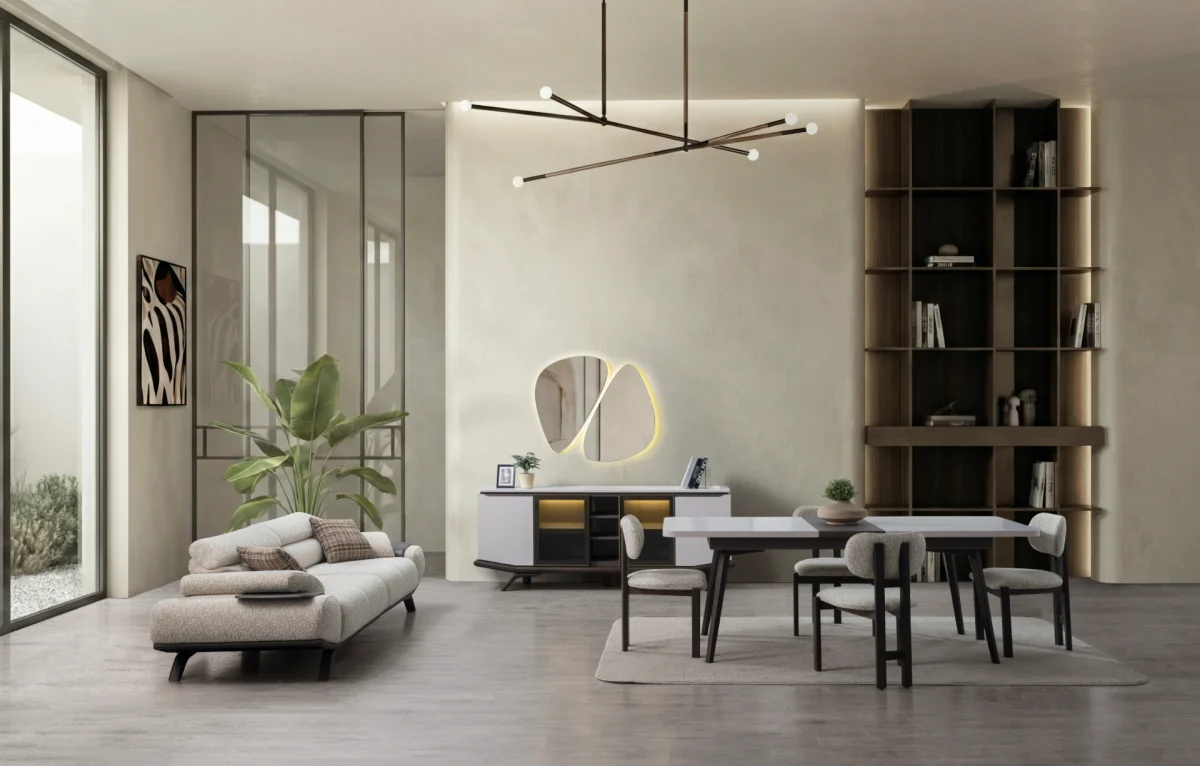 Experience the perfect blend of luxury and functionality with the Meira Sofa Set. Its elegant fabric is designed for the ultimate modern lifestyle.