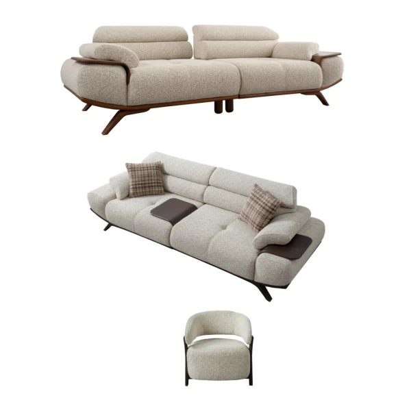 Experience the perfect blend of luxury and functionality with the Meira Sofa Set. Its elegant fabric is designed for the ultimate modern lifestyle.