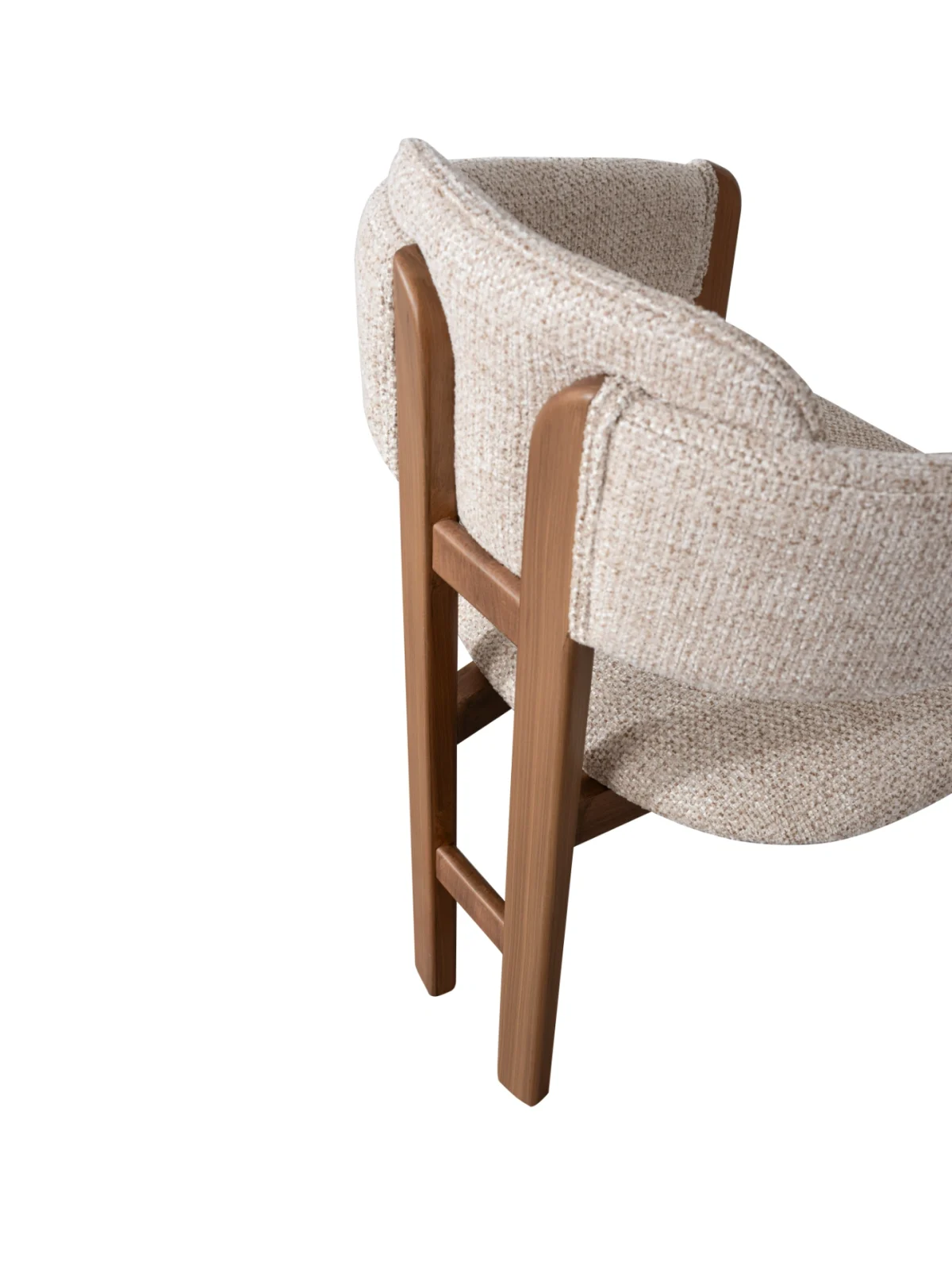 The Milan Dining Chair is a masterpiece of modern seating design, crafted to add an "Organic Modern" elegance to your dining room. Its distinctive curved backrest is meticulously designed to provide ergonomic support while maintaining a sleek and minimalist silhouette. Upholstered in our signature premium fabric, this chair offers both a comfortable and sophisticated tactile experience.