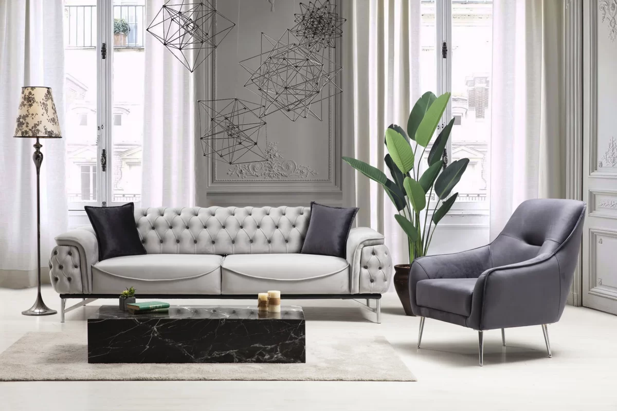 Mileni Sofa Set 3 3 1 Luxury 4