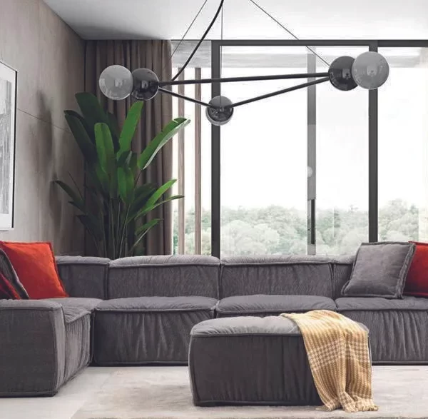 Nessa Corner Sofa with Ottoman