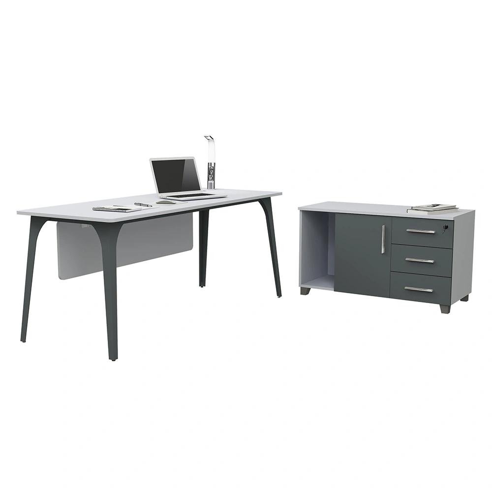 Nexus Single Desk With Separate Shelves 1 Nexus Single Desk With Separate Shelves - Image 1
