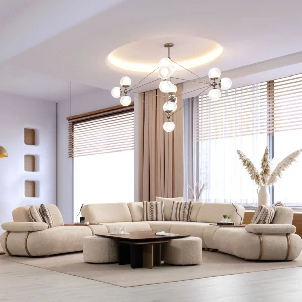 Noasy Corner Sofa SofaTurkey 7