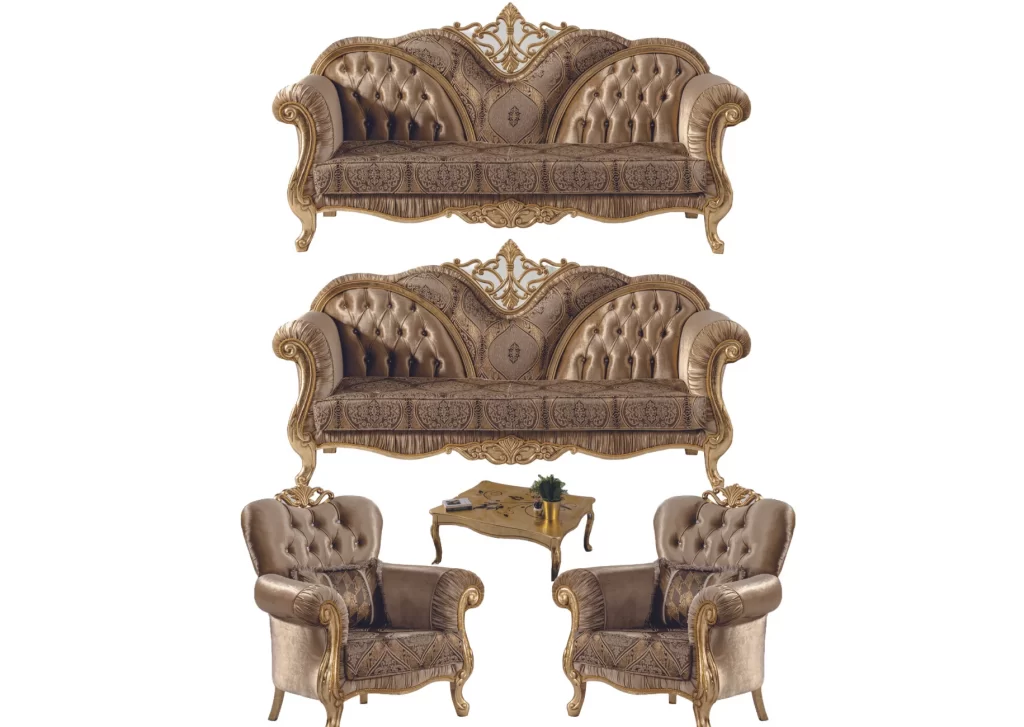 Pasha Luxury Classic Sofa Set Avantgarde