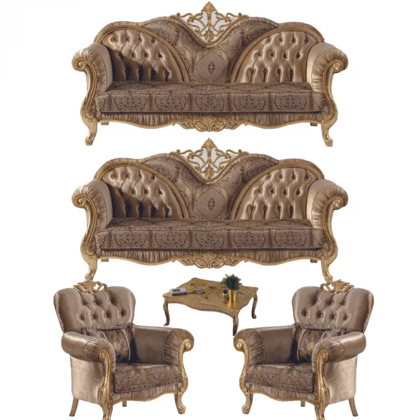 Pasha Luxury Classic Sofa Set Avantgarde