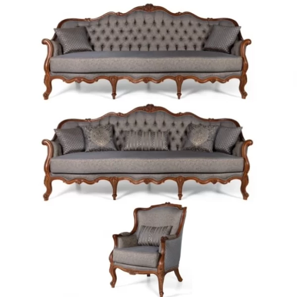 Picasso Luxury Classic Sofa Set Avant Garde 3 3 1 SofaTurkey 4