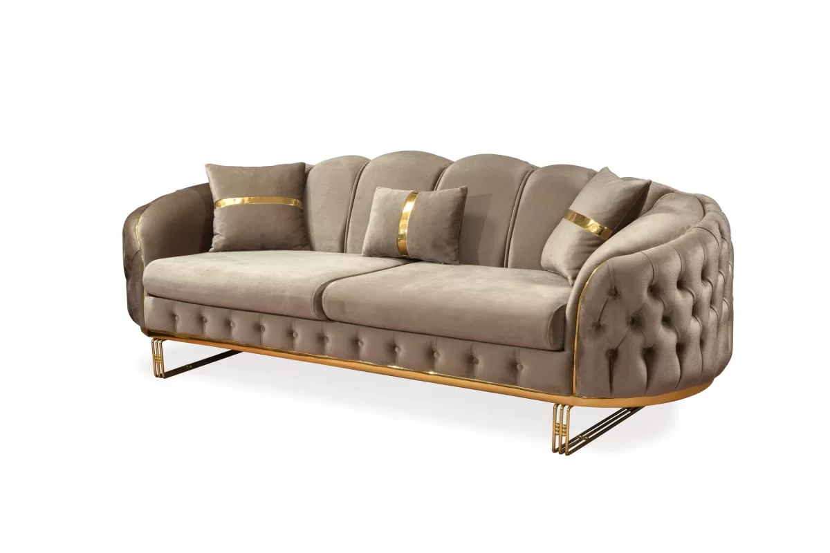 Presley Sofa Set 3 3 1 Luxury Design 6