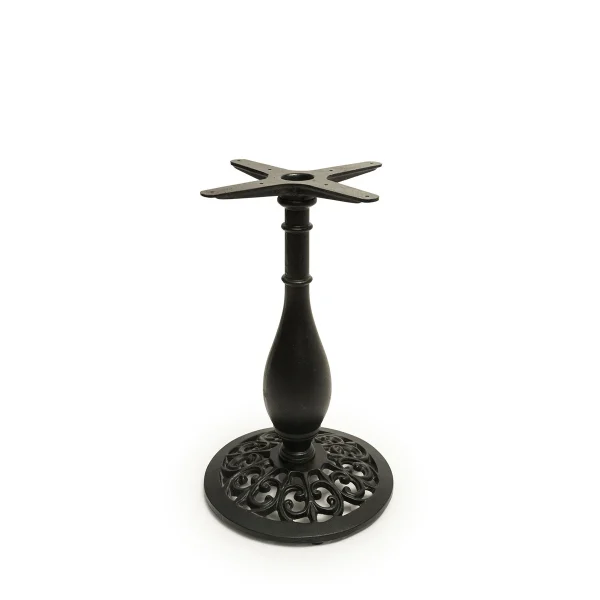 Stylish, modern, and elegant table leg for hotels, cafes, and restaurants.