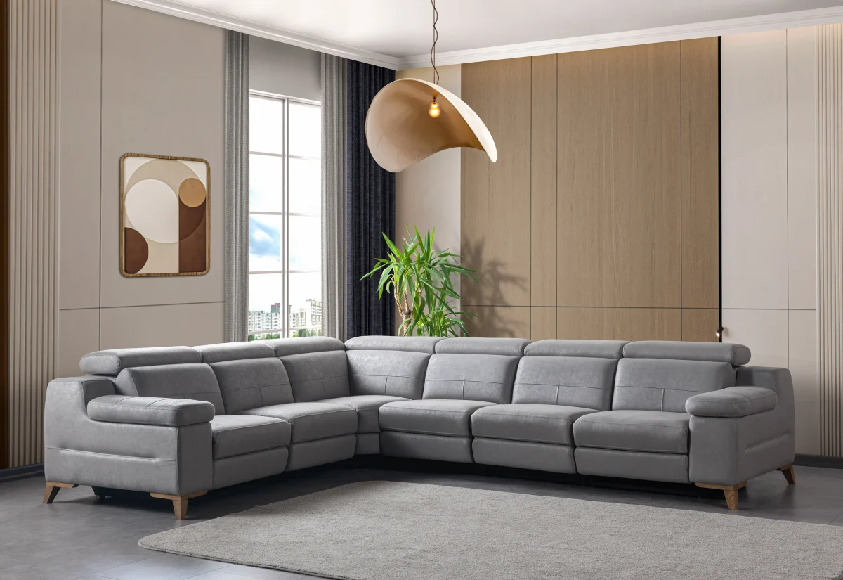 Relaxo Corner Recliner Sofa - Image 8