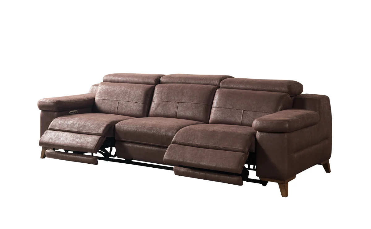 Relaxo Three Seater Recliner Sofa - Image 6