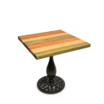 Stylish, modern, and elegant table for hotels, cafes, and restaurants.