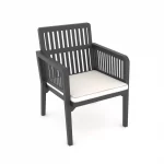 Tolia Armchair Anthracite Outdoor garden balcony cafe restaurant