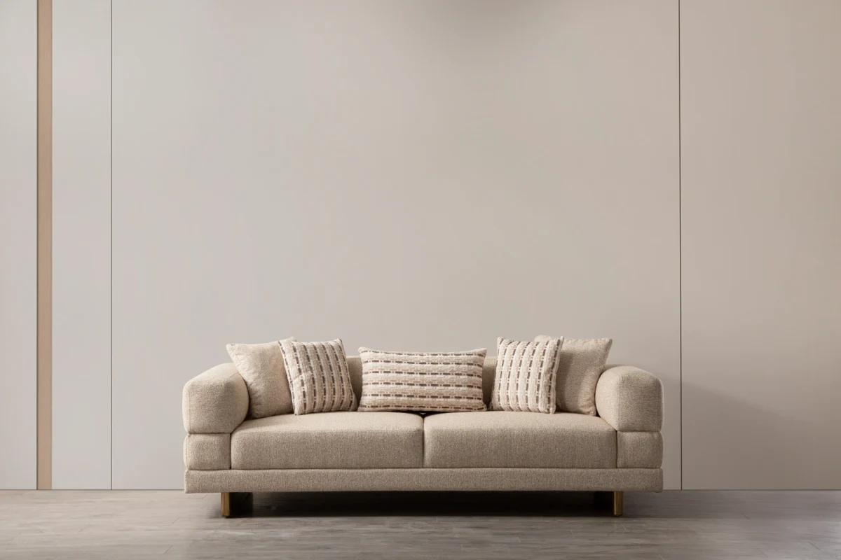 The Vento Sofa is the centerpiece of the Vento collection, designed to add a natural and elegant touch to contemporary interiors. Its spacious, deep seating and soft armrests offer an unparalleled relaxation experience.