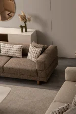 The Vento Sofa is the centerpiece of the Vento collection, designed to add a natural and elegant touch to contemporary interiors. Its spacious, deep seating and soft armrests offer an unparalleled relaxation experience.