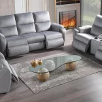 venus triple reclining sofa set