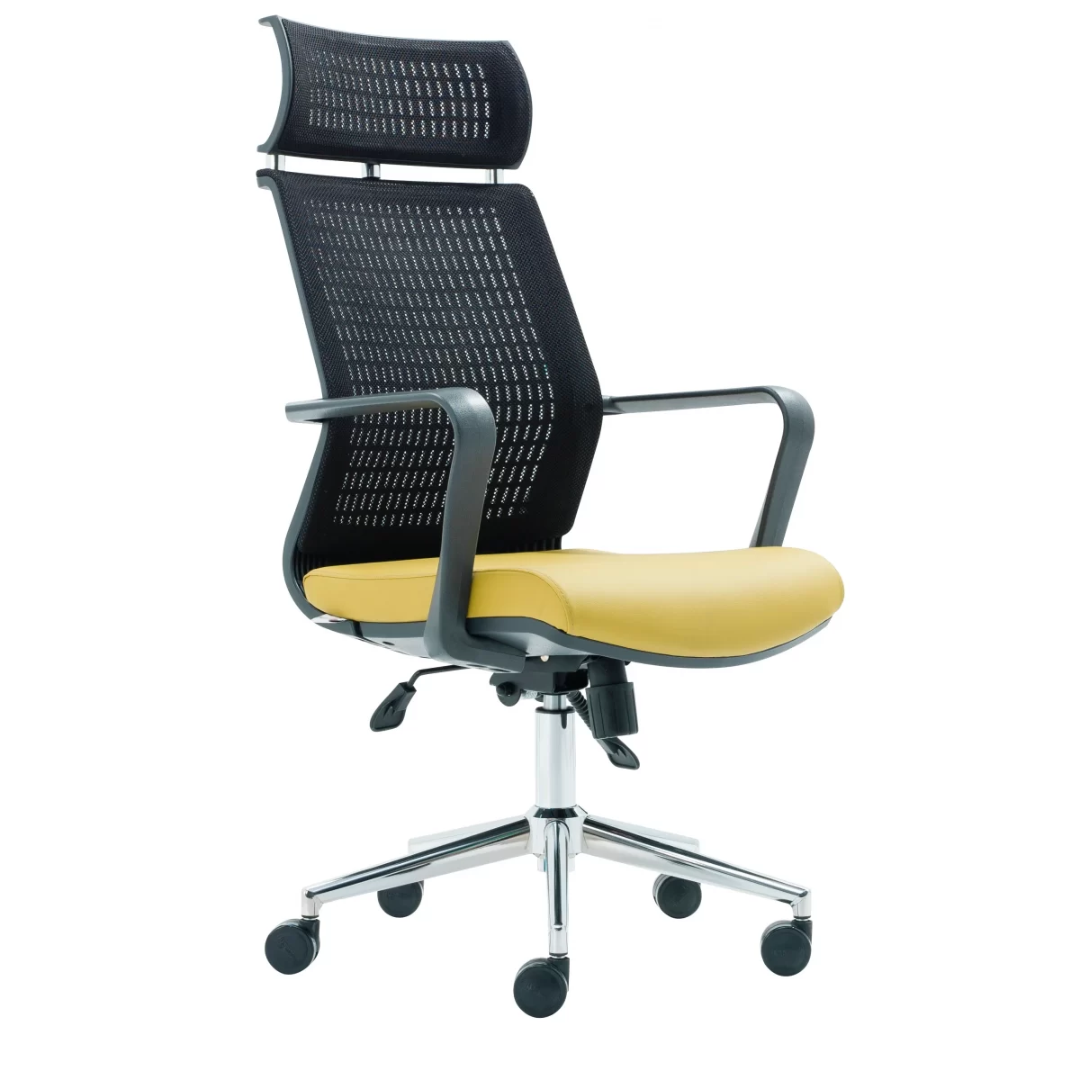 Visha Ch Executive Office Chair Chrome Legs scaled