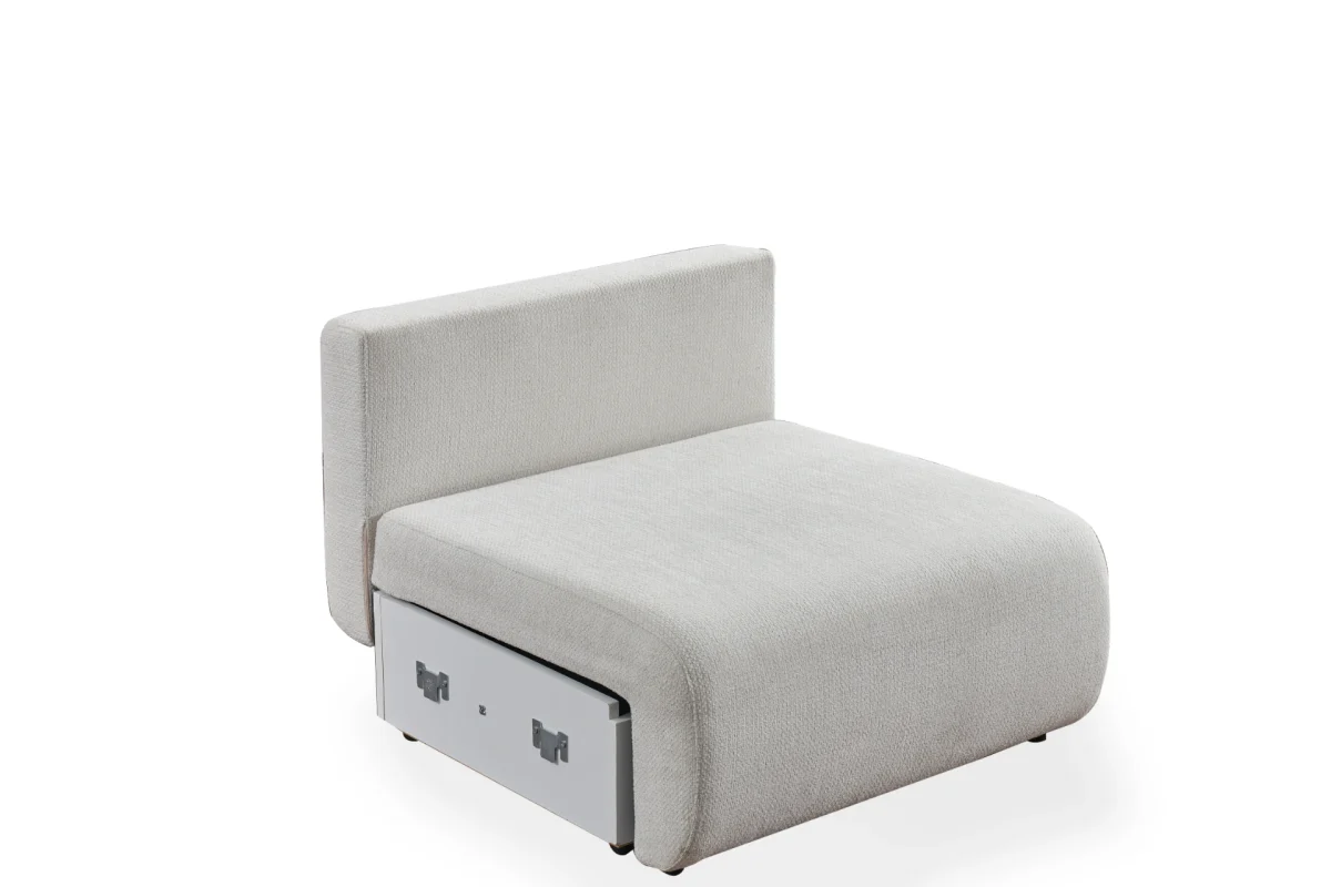 The Vogue Corner Sofa Set combines high-fashion aesthetics with ultimate seating comfort. With its trendy fabric and modular versatility, it creates the perfect focal point for modern European homes.