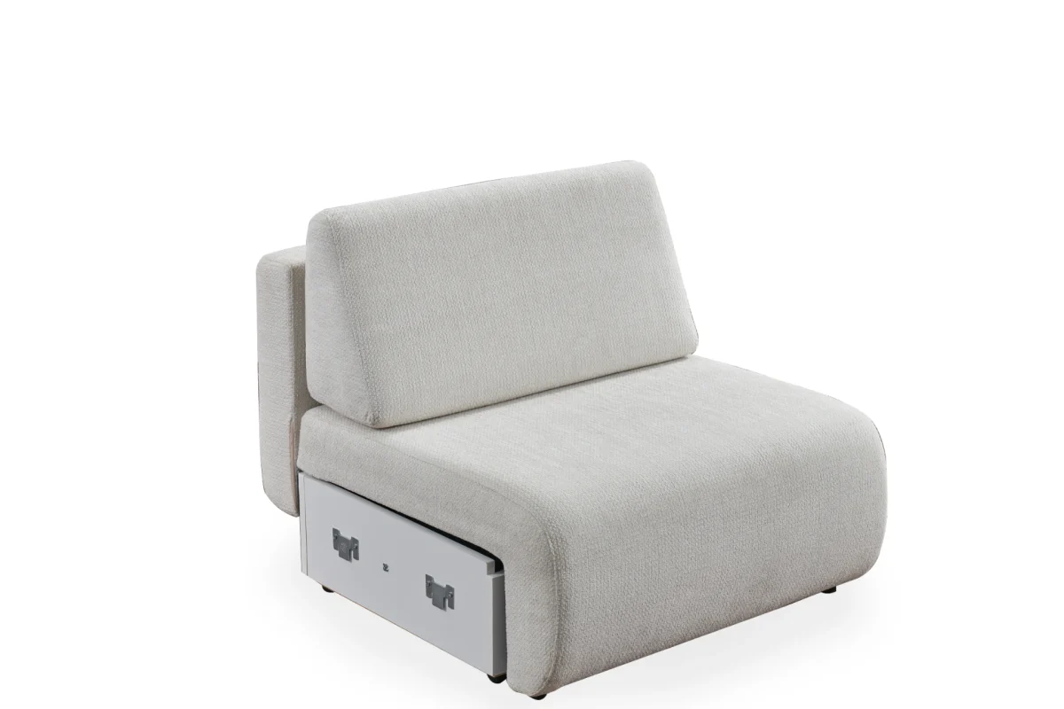 The Vogue Corner Sofa Set combines high-fashion aesthetics with ultimate seating comfort. With its trendy fabric and modular versatility, it creates the perfect focal point for modern European homes.