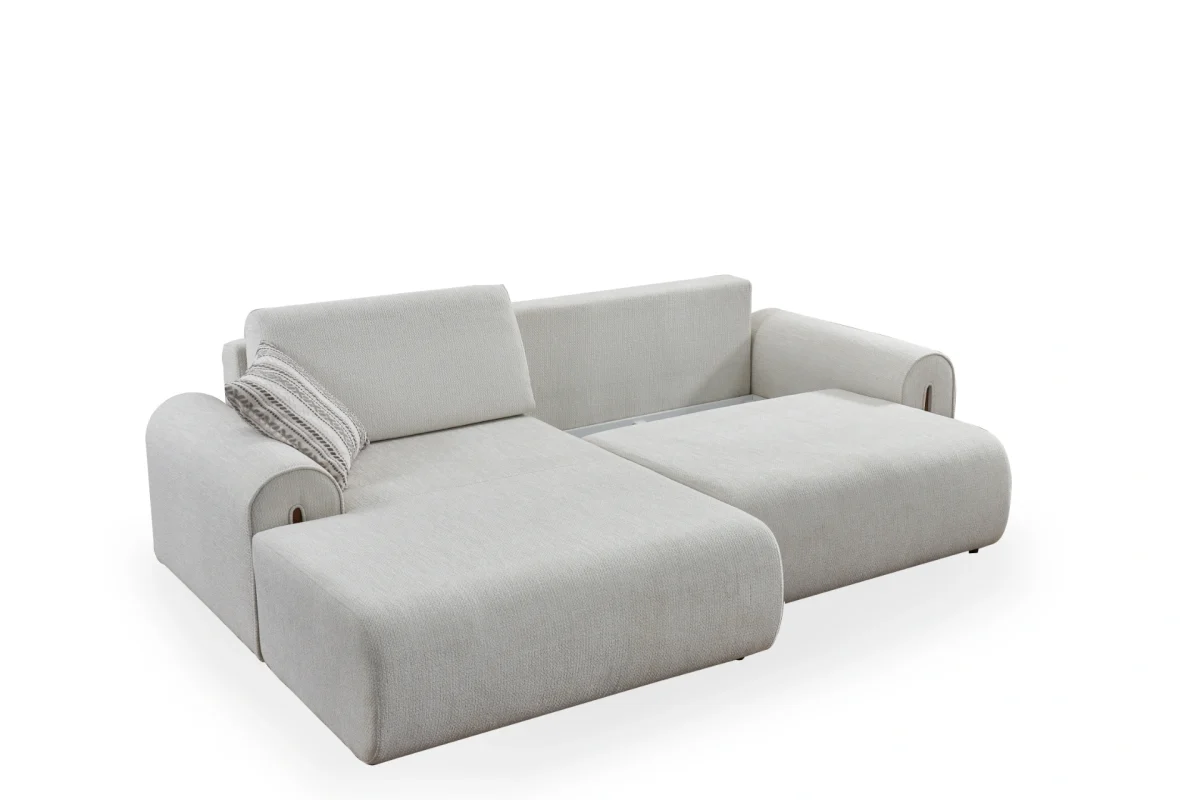 The Vogue Corner Sofa Set combines high-fashion aesthetics with ultimate seating comfort. With its trendy fabric and modular versatility, it creates the perfect focal point for modern European homes.