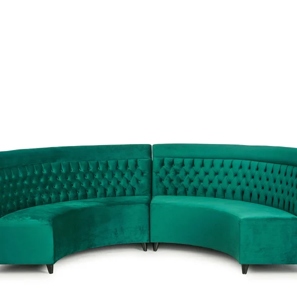 Stijlvolle, moderne en elegante zitbank voor hotels, cafés en restaurants.