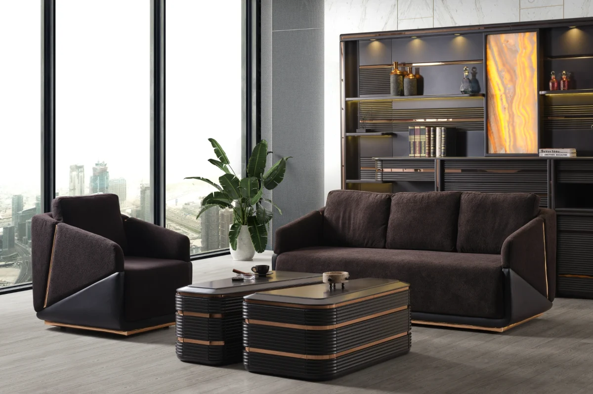 Dominate your workspace with the Zenith Office Set. Featuring a magnificent executive desk and premium upholstery, it represents the pinnacle of professional luxury.