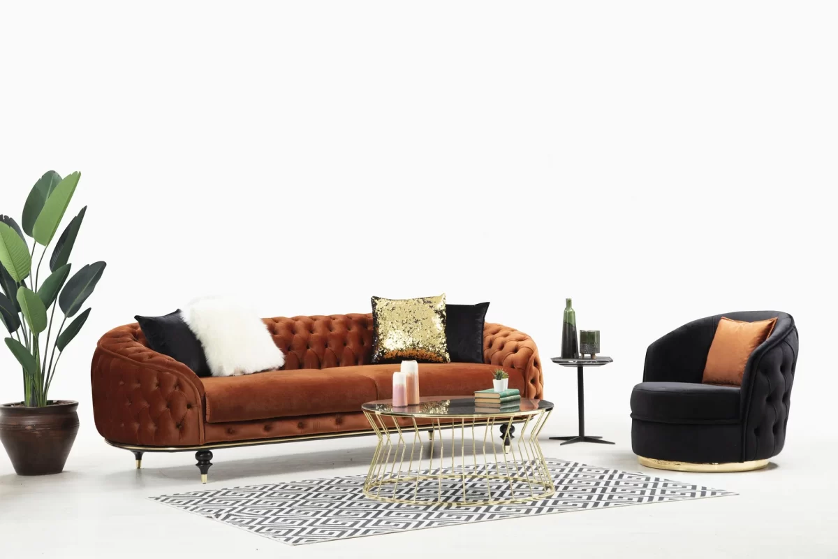 Zoe Sofa Set 3 3 1 Luxury 5