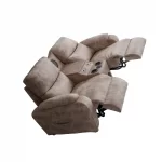 babil double reclining sofa electric recliner speakers usb ports cupholders 3 2