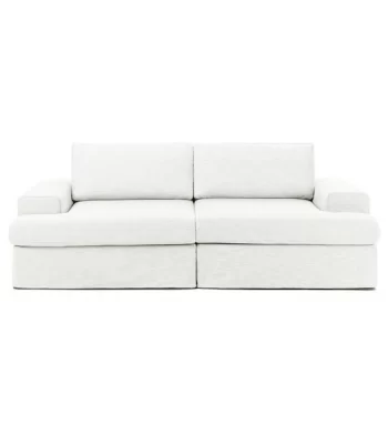 siesta modular sofa 2 modules off white linen feather 2