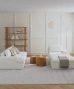 siesta pro modular sofa 4 modules off white linen feather 3