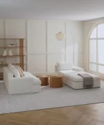 siesta pro modular sofa 4 modules off white linen feather2