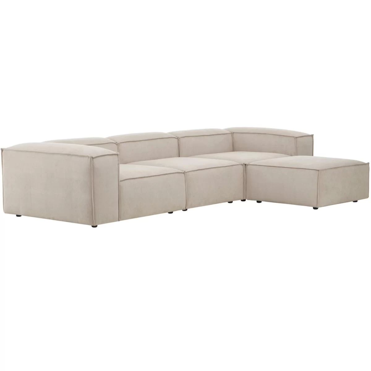 soft 4 module beige linen fabric 4 scaled