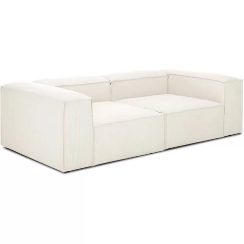 soft modular sofa 2 modules off white linen 8